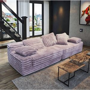 <span class=keywords><strong>Tissu</strong></span> moelleux modulaire en mousse compressée sectionnel Compression canapé canapé ensemble emballage sous vide pour la maison appartement meubles salon - Product Image 3