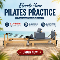 Machine de Pilates Reformer pliable pour les jambes, machine de Pilates Reformer pliable à succès avec support réglable