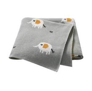 Manta de punto acrílica personalizada al por mayor para bebés, para portabebés, cochecitos y transporte de bebés y niños - Product Image 2