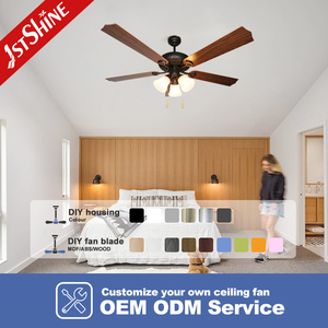 天井ファン1個CEスーパーアジアイタリア屋内エレガントクラシックアンティーク52インチライト付き - Product Image 4