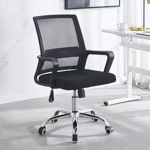 Silla de Oficina Apilable, Silla de Conferencia, Silla de Trabajo para Computadora con Reposabrazos, Altura Ajustable, Giratoria, para Ejecutivos - Product Image 6