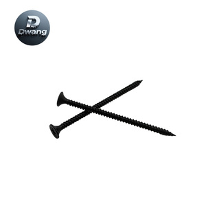 드라이월용 테이블 나사 블랙 하드웨어 2인치 셀프 드릴링 앵커 드라이월 나사 아연 도금 블랙 드라이월 나사 - Product Image 3