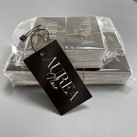 Etiquetas de Lujo Personalizadas para Cuidado del Cabello, Etiquetas de Papel Grueso con Logotipo Personalizado, Etiquetas para Pelucas, Etiquetas de Papel para Extensiones de Cabello