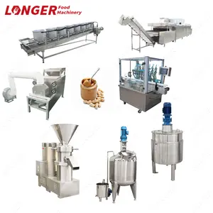 Professional Electric Fully Automatic Making Machine Peanut Butter Production Line for Supermarket