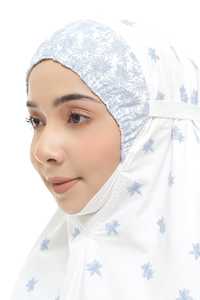 SIPO – ensemble de prière du Ramadan malaisien, télékung singapour, personnalisé, Oem, en soie, 2 pièces, broderie en dentelle, vêtements de prière - Product Image 6