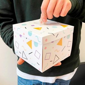 Boîte à bijoux de Noël personnalisée de luxe, boîte à surprise avec des papillons volants, boîte cadeau pour emballer des gâteaux - Product Image 6
