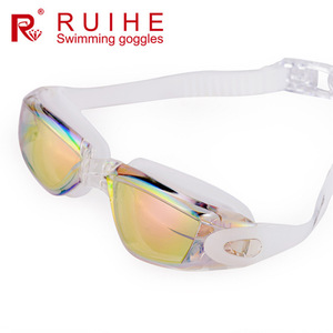 Swimming Goggles <b>Large</b> <b>Frame</b> Anti Fog Waterproof High Definition PC Lens Adjustable For Men Women Multiple Colors Available - Product Image 4