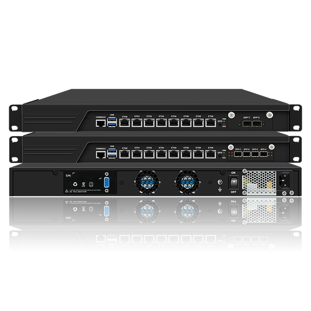SII-C236-8LV 8 Lan I226-V 2.5G LGA1151 SFP Optional DDR4 1U Rackmount Single Power Supply Hardware Firewall Security Appliance