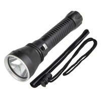 Lampe torche puissante pour la pêche sous-marine XHP70 LED, 3000 lumens, lanterne de plongée rechargeable, torche étanche IPX8, 80 m sous l'eau