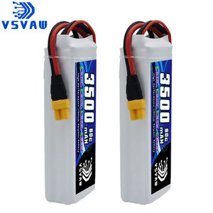 Vsvaw 3S Lipo Batterij 11.1V 3500Mah 60c Rc Lipo Batterij Hardcase Xt60 Plug Voor Rc Auto 'S Drones, Vliegtuig, Fpv, Rc Vliegtuig, Racing - Product Image 1