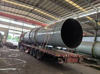 Séchoir rotatif à tambour triple passage 2000X20000 5-14 TPH pour copeaux de bois, combustible biomasse, sciure et déchets agricoles