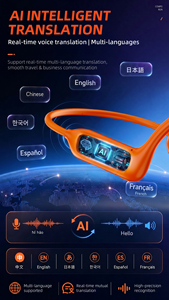 Nouveaux écouteurs intelligents E900 avec caméra 8MP, enregistrement vidéo, écouteurs sportifs <span class=keywords><strong>sans</strong></span> <span class=keywords><strong>fil</strong></span>, traduction IA, casque sport à conduction osseuse - Product Image 5