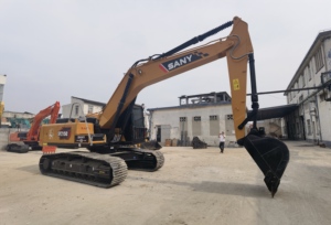 รถขุดสภาพดี Sany Sy215c-9 รถขุดไฮดรอลิกแบบเดินตาม / รถขุด Sany Sy215 ราคาถูก กำลังลดราคา - Product Image 4