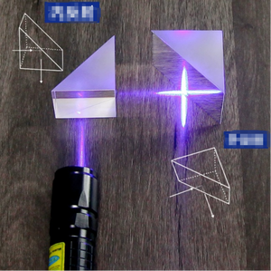 Prismes optiques à angle droit, prismes de division de faisceau à angle droit revêtus pour expériences laser, traitement personnalisé disponible - Product Image 2