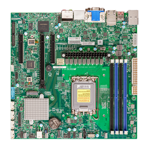 Carte mère de serveur Micro-ATX MBD-X13SAZ-F avec socket unique LGA-1700 (socket L0) Intel R680E, prise en charge DDR5, nouvelle livraison rapide, bon état - Product Image 1