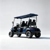 Voiturette de golf électrique de luxe 4 places au lithium, sièges et couleurs personnalisables, vente en gros usine pour complexes hôteliers et quartiers