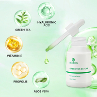 Offre Spéciale soins de la peau pur thé vert Matcha collagène sérum rétrécit les Pores réparation de la peau visage vitamine C vitamine E sérum soins de la peau