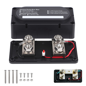 Cnspeed Barra Colectora de Alta Resistencia M10 con Terminales de Perno 750A 12-48V con Indicador LED y Portafusibles - Product Image 2