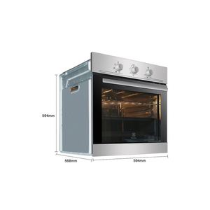Four à pâtisserie à grande capacité intégré pour la cuisine, fonction minuterie, acier inoxydable, four électrique Horno simple OEM familial 220 60L - Product Image 6