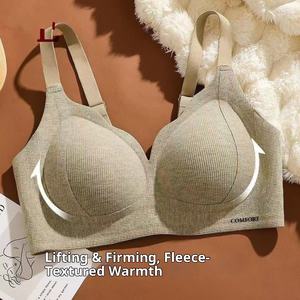 บราไร้โครง ยกกระชับ ระบายอากาศ ซัพพอร์ตแบบนุ่ม สวมใส่สบาย ไม่รัดแน่น สำหรับผู้หญิง ป้องกันการหย่อนคล้อย ดันทรง พร้อมโลโก้บนคัพ - Product Image 6