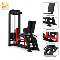 Appareil Commercial ZY pour Abducteurs et Adducteurs de la Hanche, Machine à Double Fonction pour l'Entraînement des Cuisses Internes et Externes, Équipement de Musculation