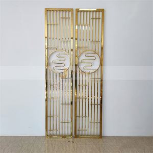 EX363 Modern Foldable MultiFunctional Laser Cut Stainless Steel Metal <b>Screen</b> Room Divider Sculpture Decorative <b>Panel</b> Privacy - Product Image 5
