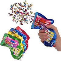 Pistolet à feux d'artifice gonflable, lance-confettis portatif, fournitures pour mariage, Nouvel An, anniversaire