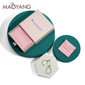 Tùy Chỉnh Trang Sức Bao Bì Hộp Cá Nhân Logo Đồ Trang Sức Ngăn Kéo Hộp Với Tấm Đồ Trang Sức Pouch - Product Image 4