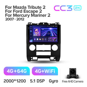 TEYES <span class=keywords><strong>CC3</strong></span> 2K REPRODUCTOR DE DVD para coche para <span class=keywords><strong>Mazda</strong></span> Tribute para Ford Escape para Mercury Mariner 2 2007 - 2012 9 pulgadas navegación Android - Product Image 3