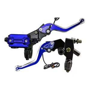 <b>Motorcycle</b> folding <b>brake</b> lever assembly, multi-color with built-in LED, easy to install and compatible with off-road vehicles - Product Image 2