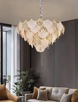 Lustre LED moderne de luxe pour plafond de cuisine de restaurant Pendentif en verre design pour les maisons Luminaire d'île