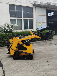 Mini chargeuse compacte diesel 25 ch 4 1 godet Nouvelles machines de construction et d'ingénierie Chargeur frontal approuvé CE EPA Eaton Hengli - Product Image 2