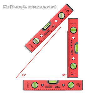 Inşaat, HVAC, marangoz, fayans, sıhhi tesisat ve genel ev kullanımı için manyetik torpido seviye alüminyum dijital su terazisi - Product Image 2