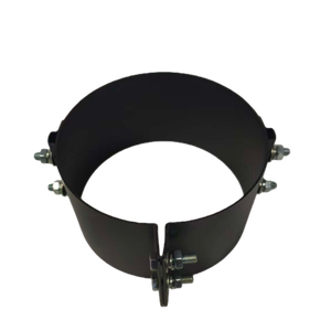 Collier de raccordement pour <span class=keywords><strong>cheminée</strong></span>, raccord d'accès scellé pour l'inspection et le nettoyage, relie les tuyaux de <span class=keywords><strong>cheminée</strong></span> de diamètre identique - Product Image 1