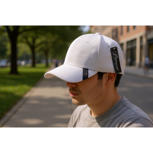 Bonnie Curved Brim Baseball Cap Cotton <b>Corduroy</b> Unisex Adjustable Six Panel <b>Hat</b> Solid Color Casual Wear 58-63Cm - Product Image 2