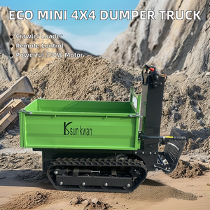 <strong>strong</strong> driving motorized crawler <strong>power</strong> <strong>wheel</strong> <strong>barrow</strong> china truck mini dumper minero diesel - Product Image 2