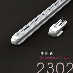 Varietà di forme a pieghe supportate da tracce e accessori per tende telescopiche a misura di tenda regolabili - Product Image 6