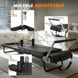 CZFITT Máquina de Pilates Reformer Grande, Resistente y Portátil, Equipo de Fitness para el Hogar para Pérdida de Peso, Cama de Yoga de Acero y Material ABS - Product Image 5