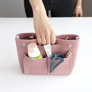 중국 공급 업체 사용자 정의 크기 펠트 가방 주최자 핸드백