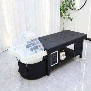 Sillón de Lavacabezas Desmontable y Plegable para Salón de Belleza Tailandés, con Función de Spa para Cabeza, Pies, Pestañas y Tratamientos Faciales, con Circulación de Agua y Vapor - Product Image 2