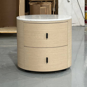 Italian Minimalist <strong>Marble</strong> <strong>Bedside</strong> Cabinet Eco-Friendly Solid Wood Storage Modern Design Formaldehyde-Free <strong>Bedside</strong> <strong>Tables</strong> - Product Image 1