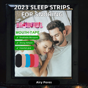 Kcare 2023 Nouveaux patchs buccaux anti-ronflement, dispositifs anti-ronflement, certification CE, aide à la respiration nasale, patch à la vitamine C, doux pour la bouche - Product Image 2