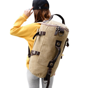 Custom Multipurpose <b>Laptop</b> Backpack Men Women Unisex <b>Canvas</b> Leather Travel <b>Bag</b> <b>Laptop</b> Notebook Diary College Office Backpack - Product Image 2