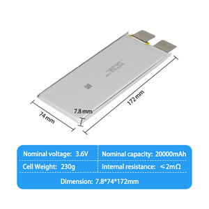 Wiederaufladbare 3,6V 20000mAh <span class=keywords><strong>Pouch</strong></span> Lithium-Polymer-Batterie Lipo-Akku für Drohnenbatterie - Product Image 3