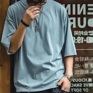 Fabrication en Chine T-shirt en vrac en coton surdimensionné blanc pour hommes OEM T-shirt pour hommes personnalisé