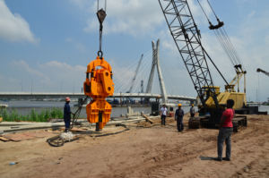 ค้อนกองกองแผ่นเหล็กและกองเครนไฟฟ้าแบบ vibro ไดรฟ์ - Product Image 5