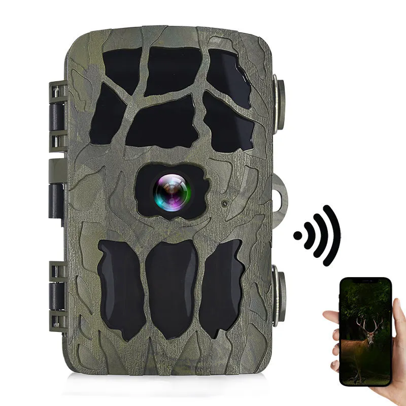 Newest outdoor 32MP 4K video 2.4 inch LCD IP66 waterproof night vision wildlife game hunting trail camera wifi for hunting