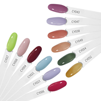 Vernis à ongles en gel UV LED français végétalien non toxique respectueux de l'environnement pour la manucure, l'art des ongles, la peinture ombrée, à faire tremper, longue durée