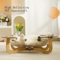 Lit pour chat de haute qualité, nid pour chat, dôme transparent en acrylique pour fenêtre, lit pour animaux de compagnie, chiens et chats