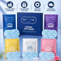 Compresse Chauffante Jetable Auto-chauffante pour Thérapie par Chaleur Humide, Patch Oculaire Anti-fatigue à la Vapeur avec Boîte Cadeau Personnalisée